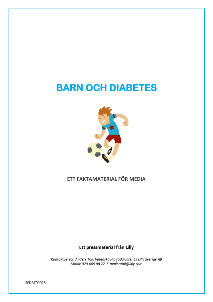 Faktamaterial - barn och diabetes