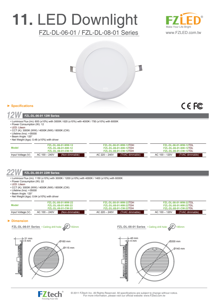 LED Downlights Singapore from VTX Solutions