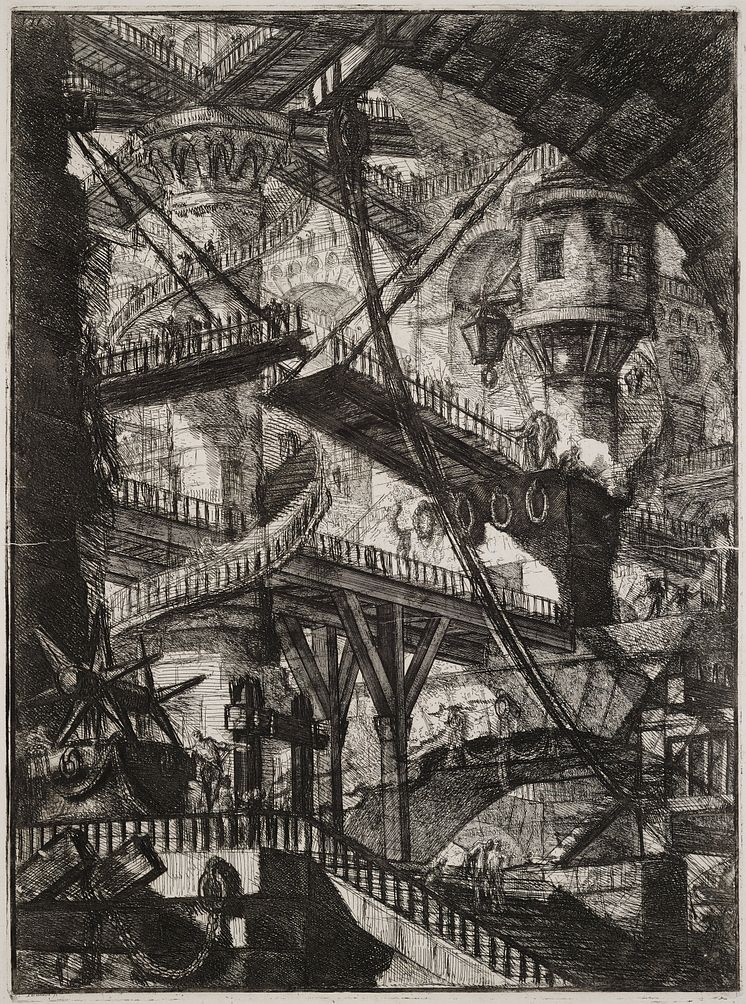 Giovanni Battista Piranesi, The Drawbridge, Carceri d´invenzione VII / Imaginary Prisons VII (1761)