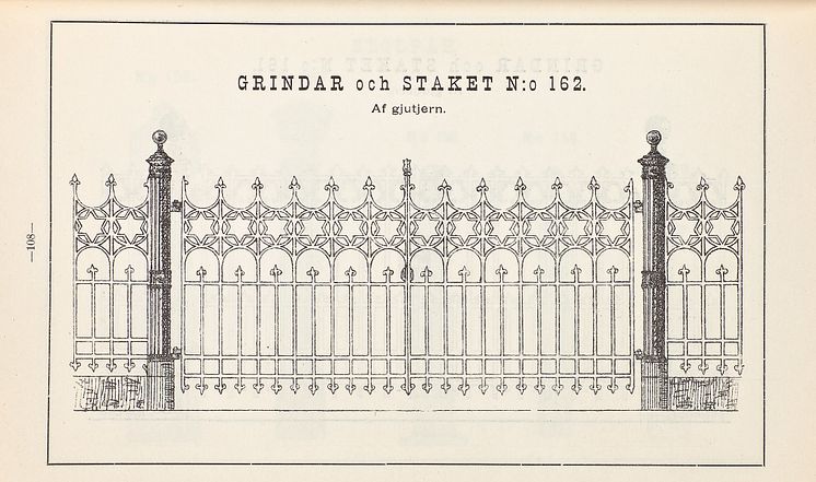 Digitaliserat affärstryck från 1800-talet