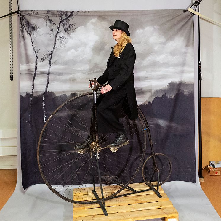 Provsitt en höghjuling på Tekniska museet – vågar du släppa styret för en selfie?