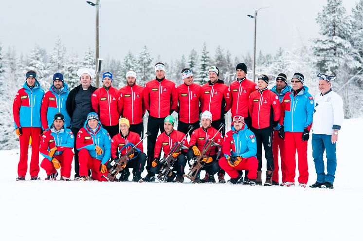 Det østerriske skiforbundet (ÖSV) trener i Trysil. 
