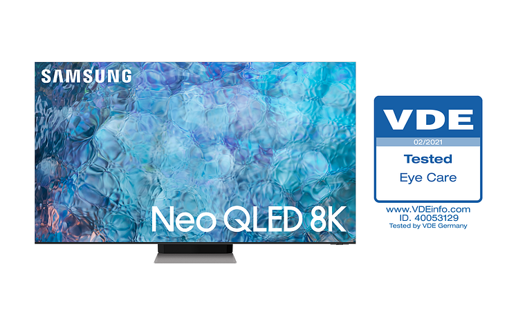 [Photo] Samsung Neo QLED TVs receive Eye Care certificate from VDE(1)