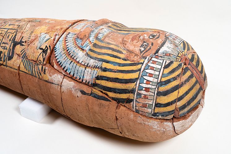 Egyptian ceramic child sarcophagus