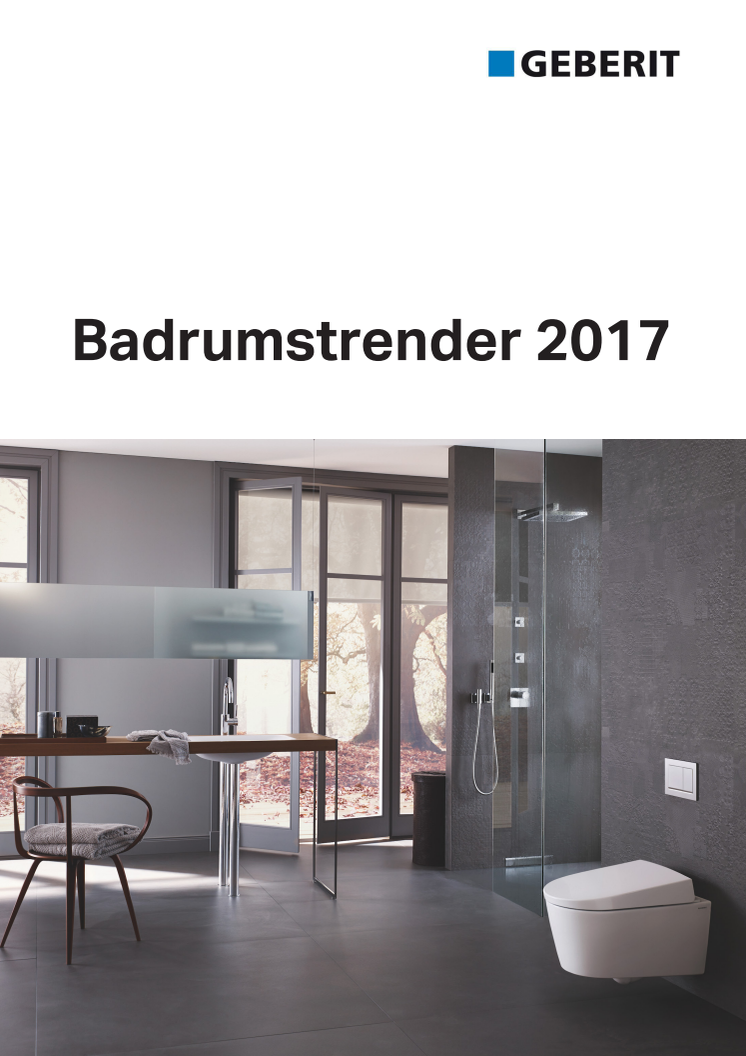 Geberit presenterar 2017 års badrum