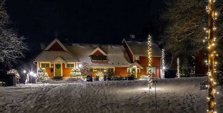 Restaurang Storstugan i vinterskrud