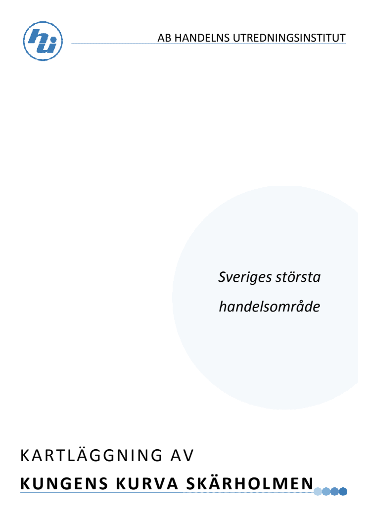 Kungens kurva Skärholmen är Sveriges största handelsplats