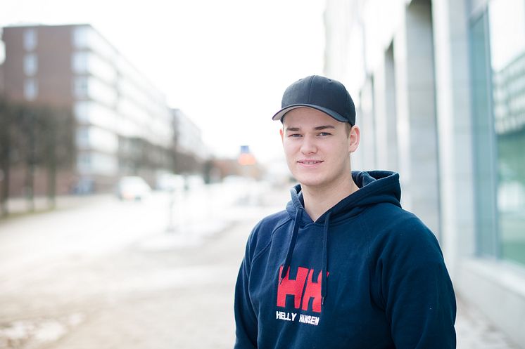 Finalist SM för unga plåtslagare 2015, Albin Ählman, Norrköping