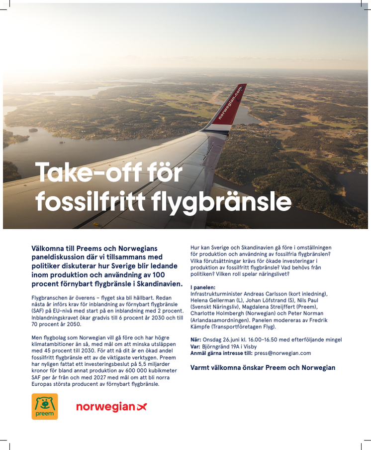 Välkommen till Norwegians och Preems panel om fossilfritt flygbränsle.pdf