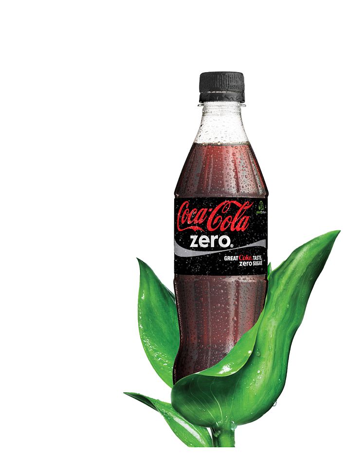 Coca-Cola zero PlantBottle -pullossa