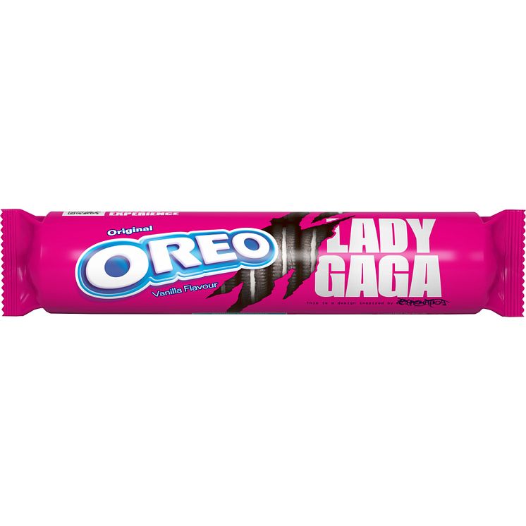 OREOs nya samarbete med Lady Gaga nu i butik.