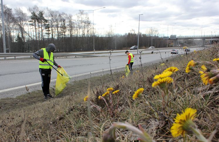 Vägstädning