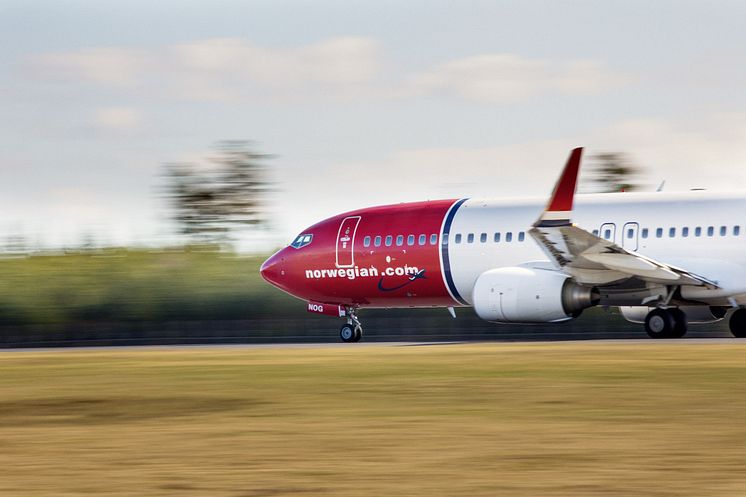 Norwegians Boeing 737-800. 