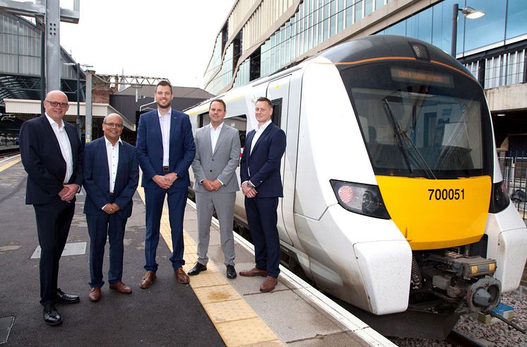 Class 700 contract signed - alongside train