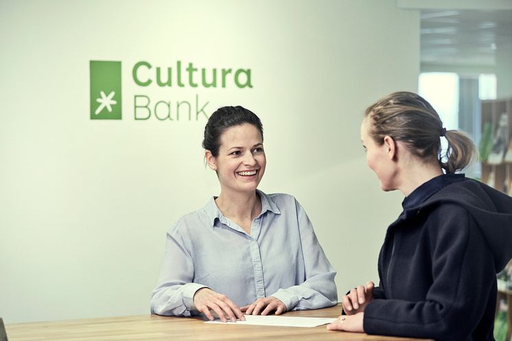 Resepsjonen i Cultura Bank