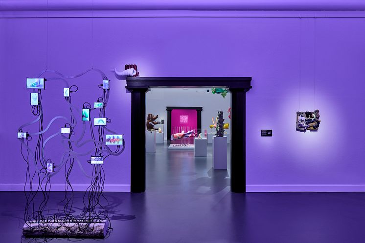 Installationsvy Vassa spröt – Mjuka antenner, Wang & Söderström