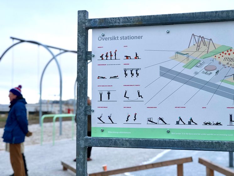 Utegym på Ribban