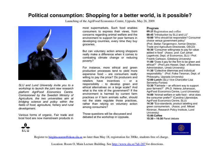 Kan vi shoppa oss till en bättre värld?