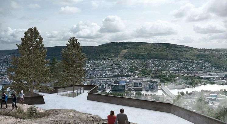 LINK arkitektur - Spiraltoppen  i Drammen