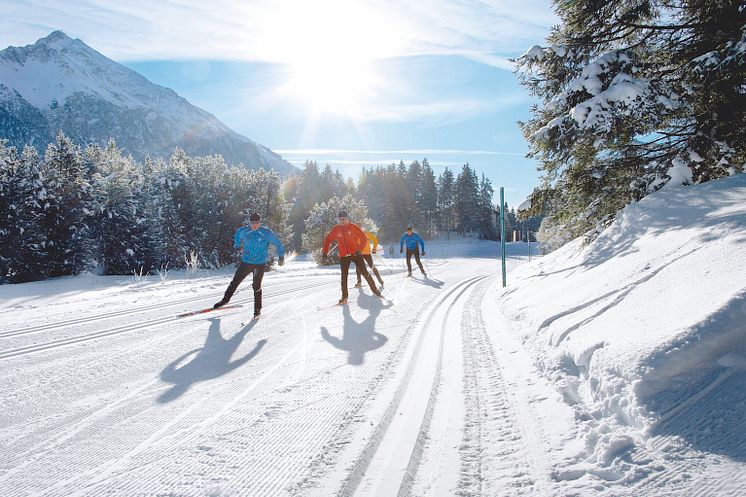 Langlaufen in Lenzerheide (Graubünden) 