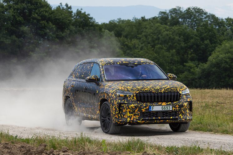 Ny Škoda Kodiaq i camouflage