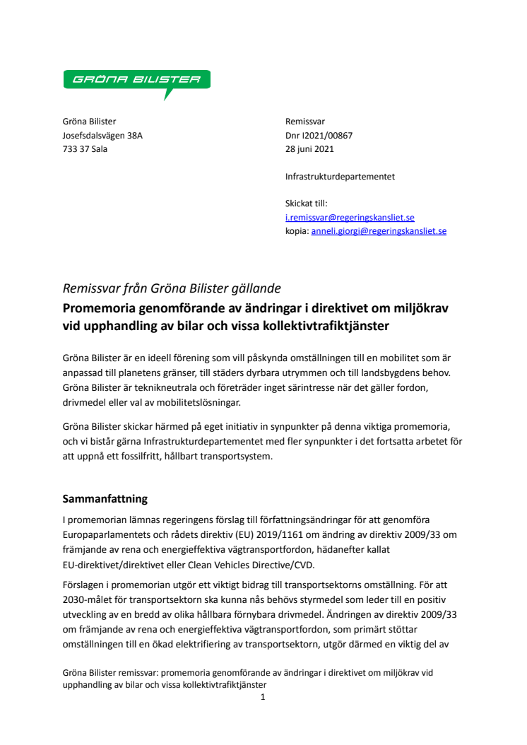Gröna_Bilister_remissvar_PM_genomförande_av_ändringar..._Infrastrukturdepartementet.PDF