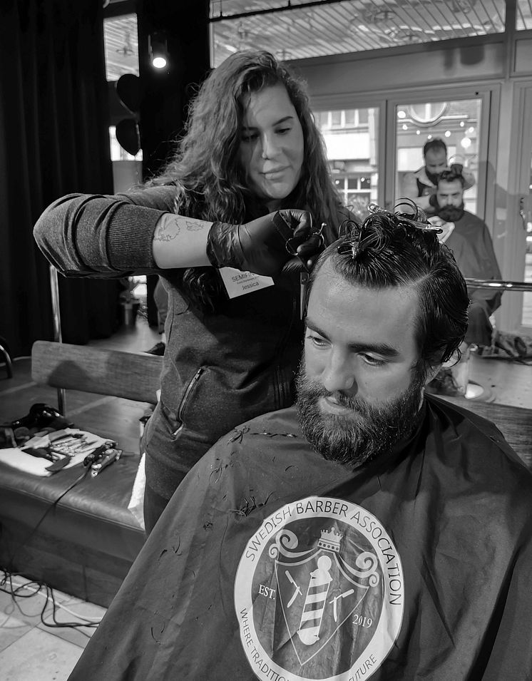 Jessica Dieno, Old Town Barbershop, Stockholm