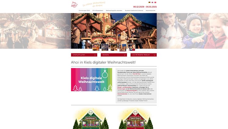 Kiels digitale Weihnachtswelt