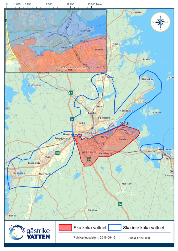 Nu kan du dricka vattnet norr om Gavleån 