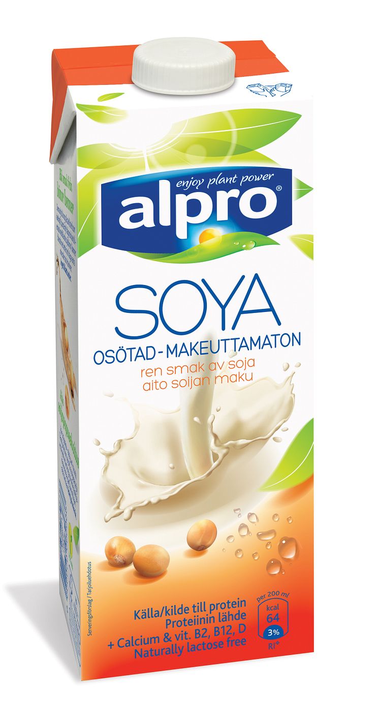 Alpro soyadrikk usøtet 1 l