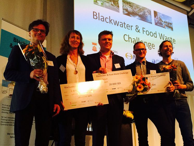 Vinnare innovationstävling Blackwater & Foodwaste challenge