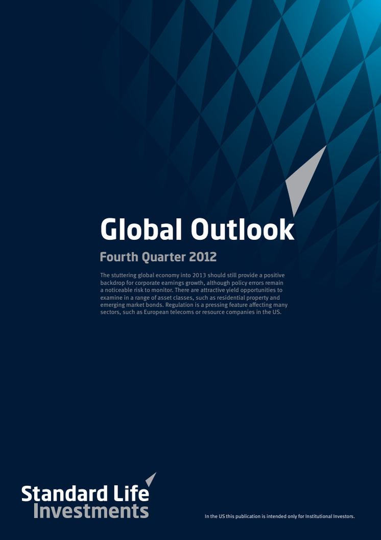 Global Outlook Q4 2012 - Sverige i riskzonen för bostadsbubbla