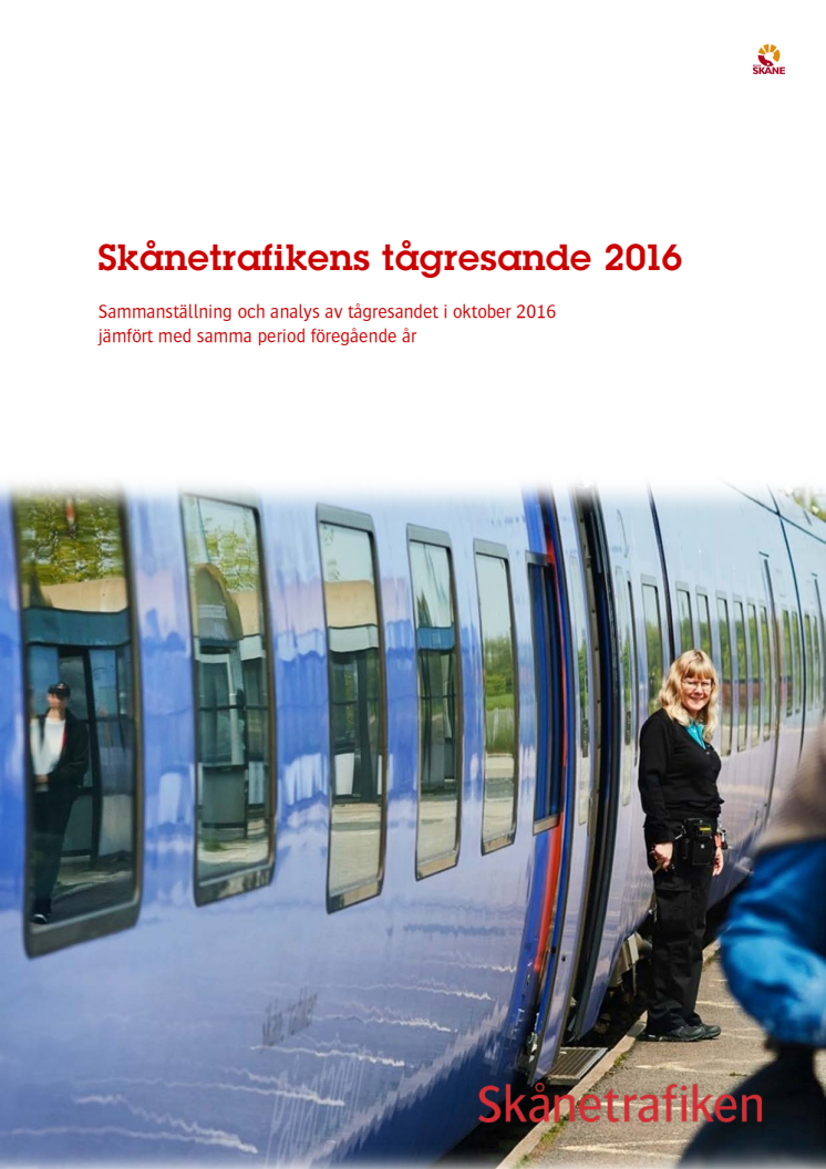 Skånetrafikens tågresande 2016