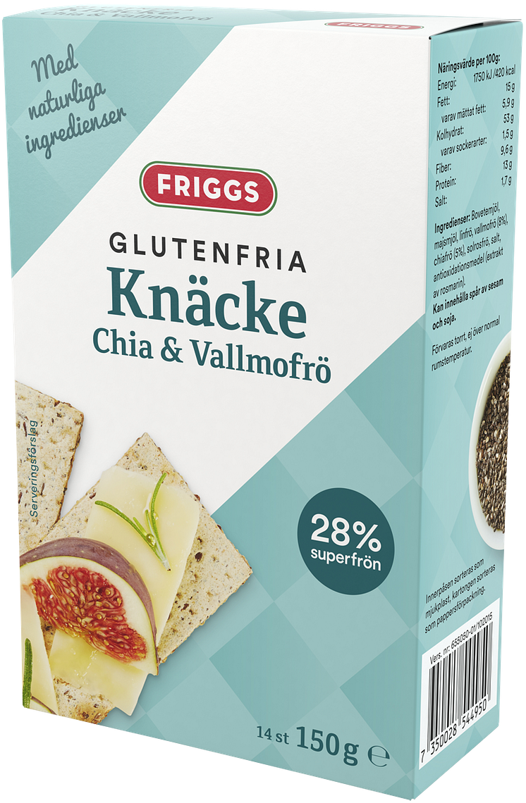 Knäcke Chia & Vallmofrö