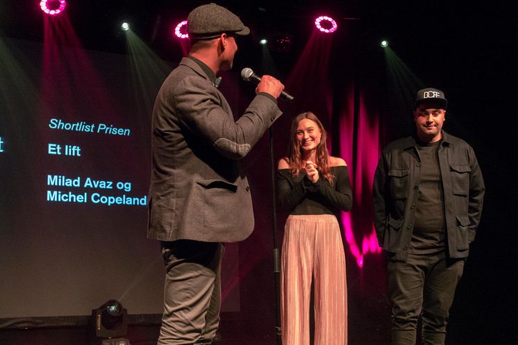 Sidste års modtagere af Shortlist Prisen - Milad Avaz og Michel Copeland