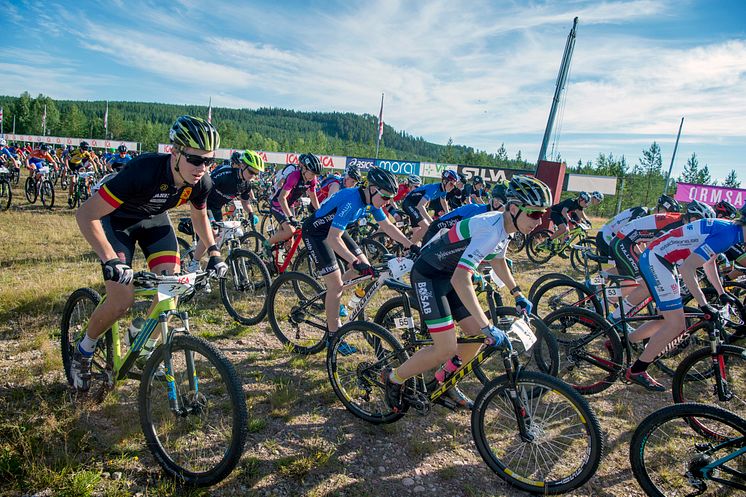 Starten av Ungdomscykelvasan 2017