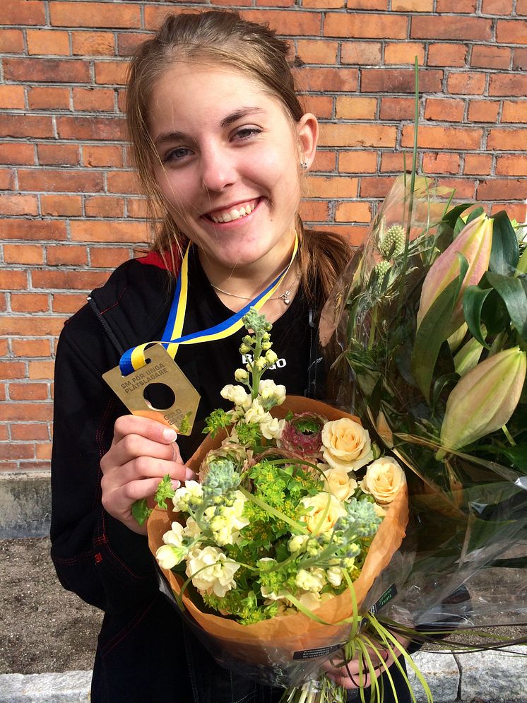 Final i SM för unga plåtslagare 2015: Vinnare, Sofia Sörliden, Anders Ljungstedts gymnasium, Linköping