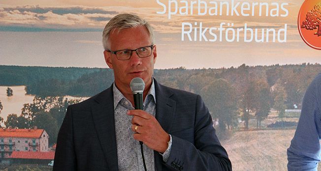 Mats Hasselquist, vd Tjustbygdens Sparbank