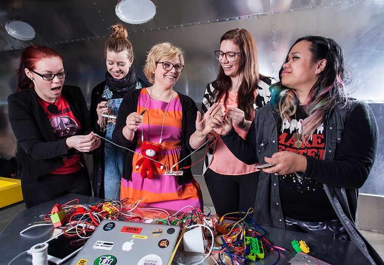 Geek Girl Meetup med tema #MAKEIT. Foto: Anna Gerdén