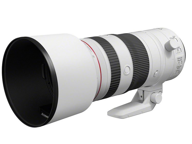 17_Canon RF 70-200mm F2.8L IS USM Z_WH_FrontSlant_L_tripod_hood.jpg