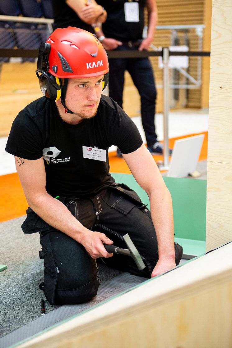 1:a Ludwig Uhrbom från Ebersteinska gymnasiet i Norrköping