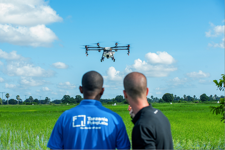 DJI drones against malaria