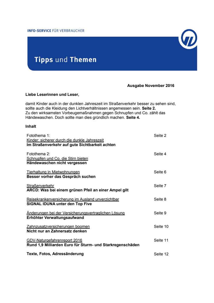 Tipps und Themen 11-2016