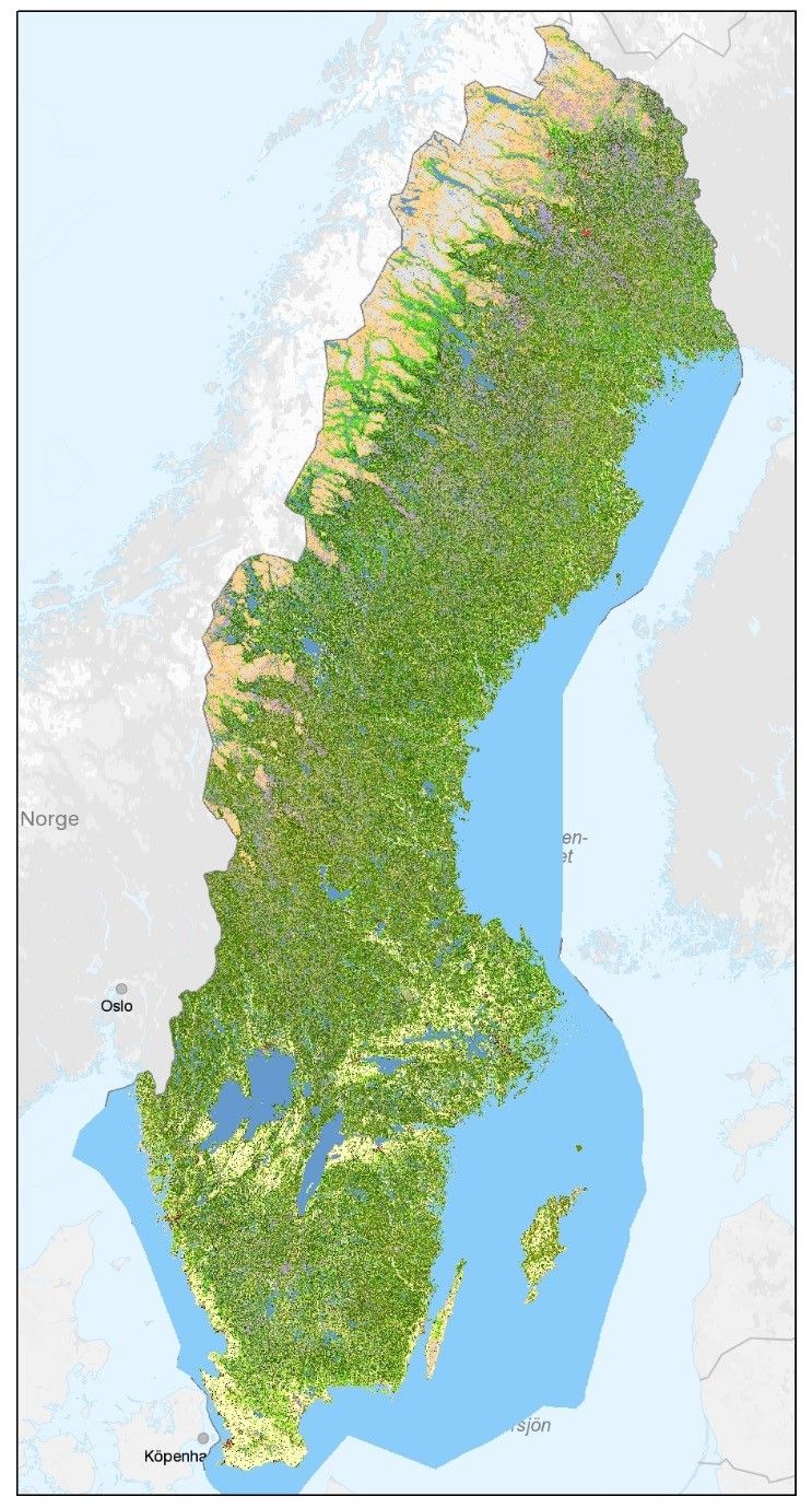 NMD Sverigekarta