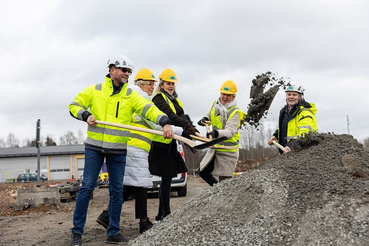 Första spadtaget Växjö