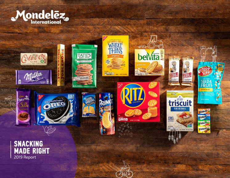 Mondelēz International bærekrafsrapport 2019, «Snacking Made Right 2019»