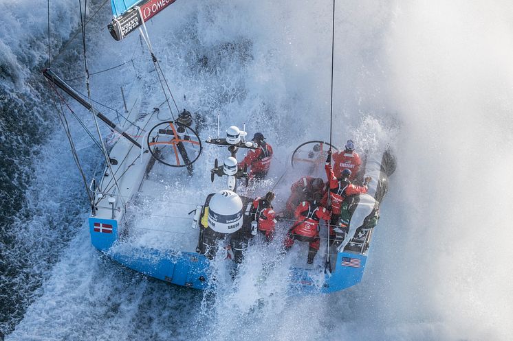 Hi-res image - Inmarsat - Inmarsat’s FleetBroadband powered the digital content delivery from the race yachts throughout the 2017-18 Volvo Ocean Race