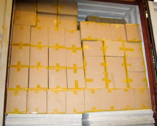 Op Indelible container load of smuggled cigarettes