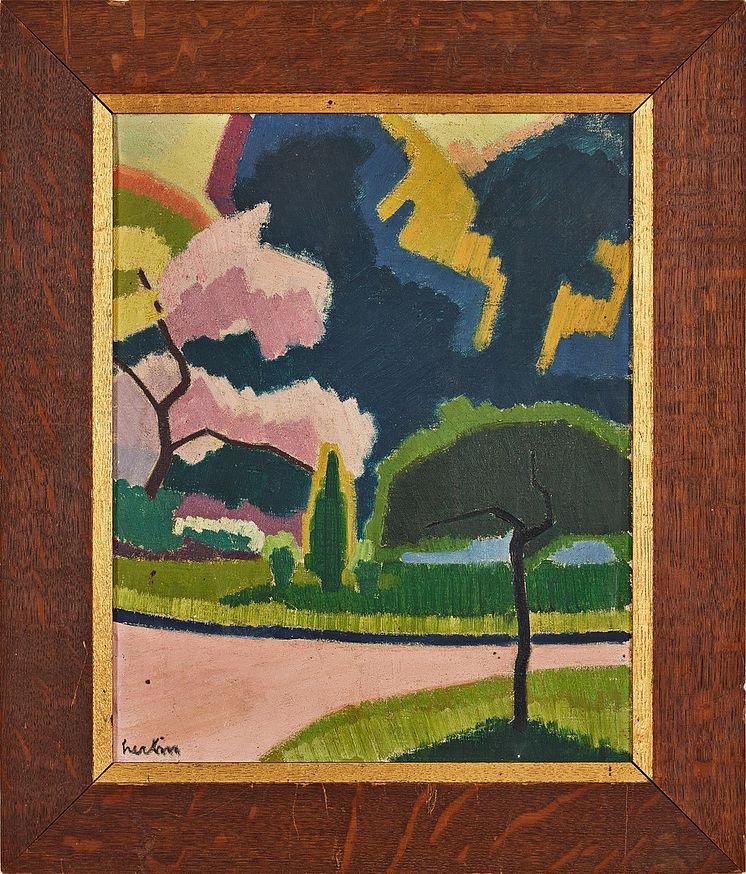 "Paysage" av Auguste Herbin