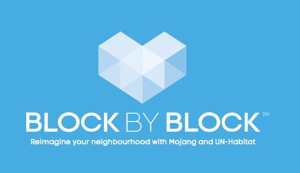 Logga för internationella förlängningen av Mina Kvarter - Block by Block